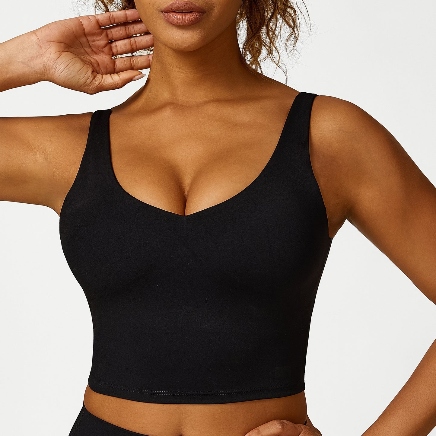 L2929# Women Yoga Bra Shorts Pants Set