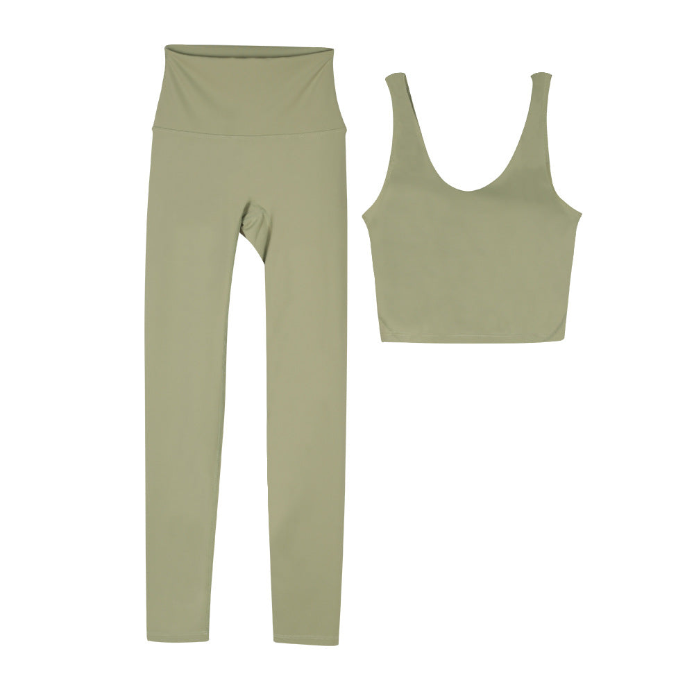 L3139# Women Yoga Bra pants Set
