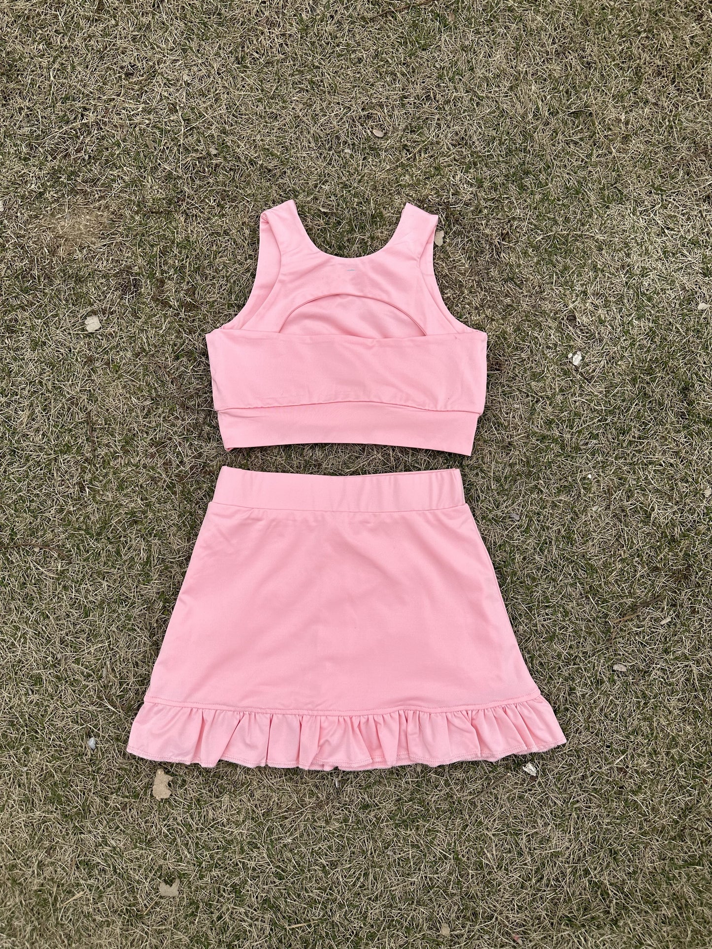 L2239# Kids Bra and Skirt Set