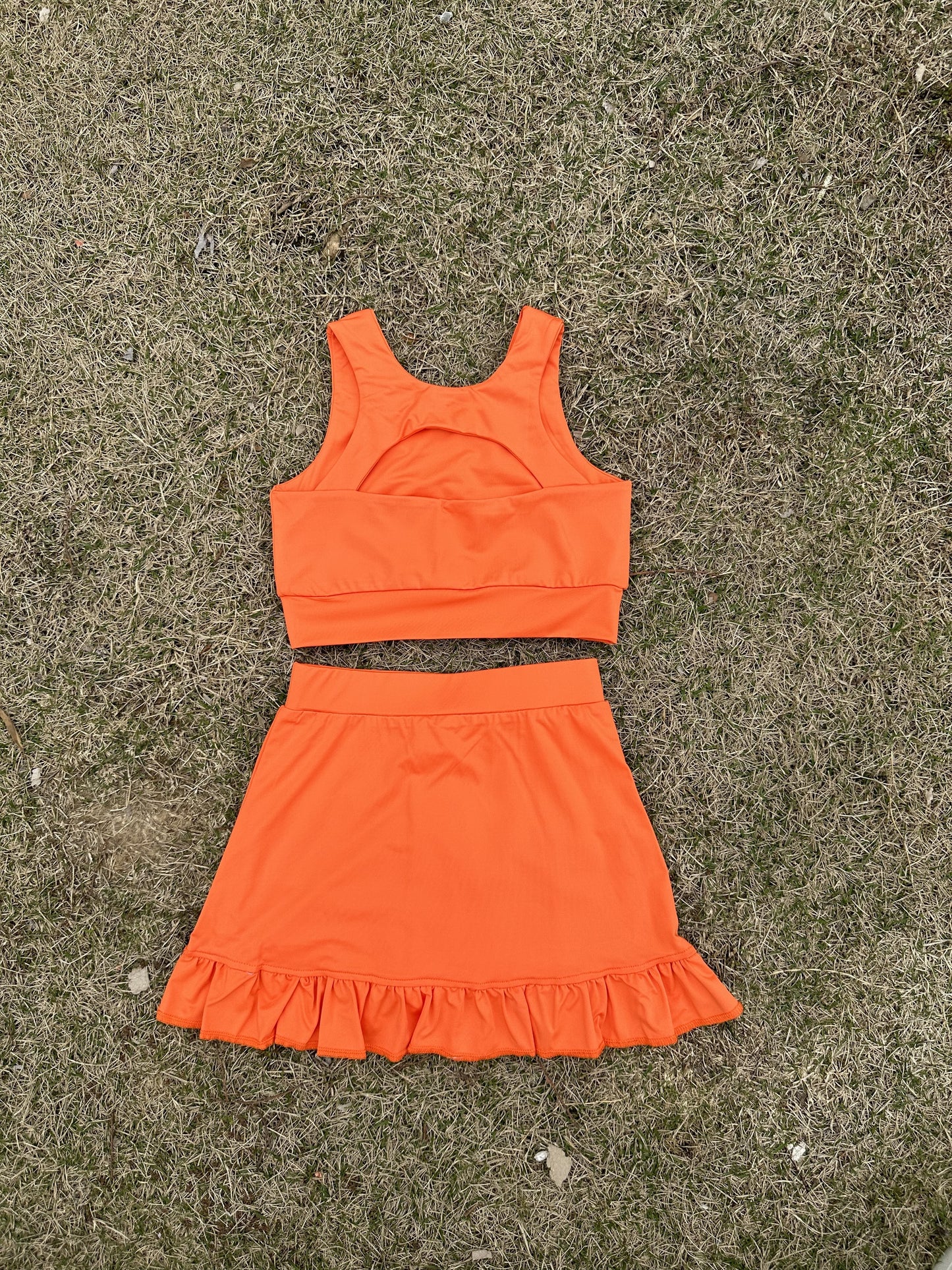 L2239# Kids Bra and Skirt Set