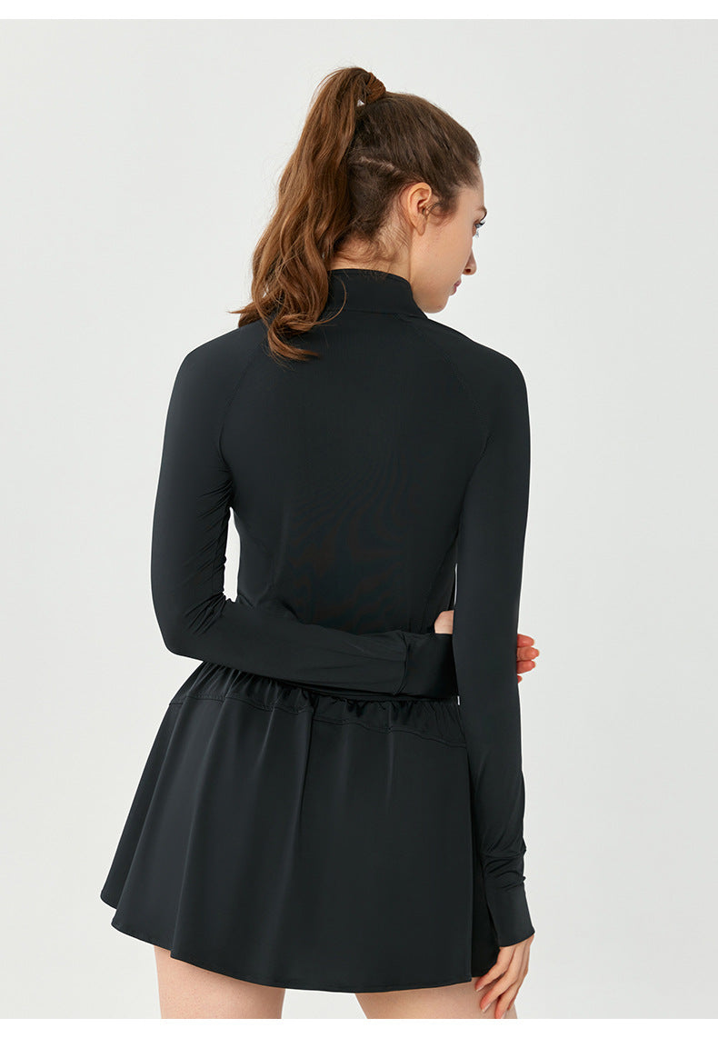 L2668# Women Sunscreen Jackets And Skirts Set