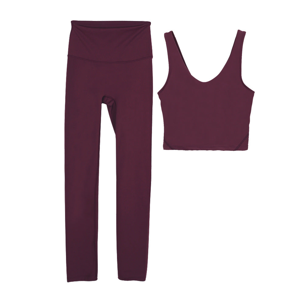 L3139# Women Yoga Bra pants Set