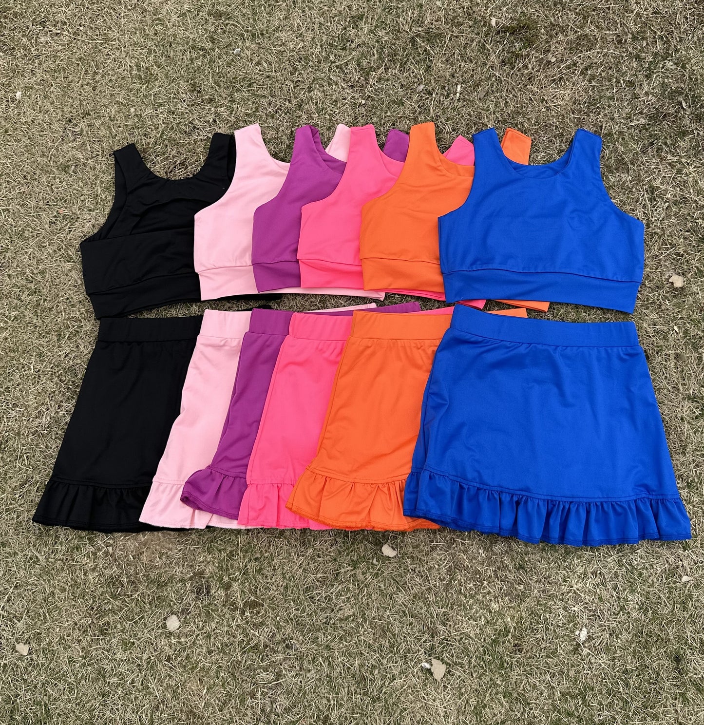 L2239# Kids Bra and Skirt Set