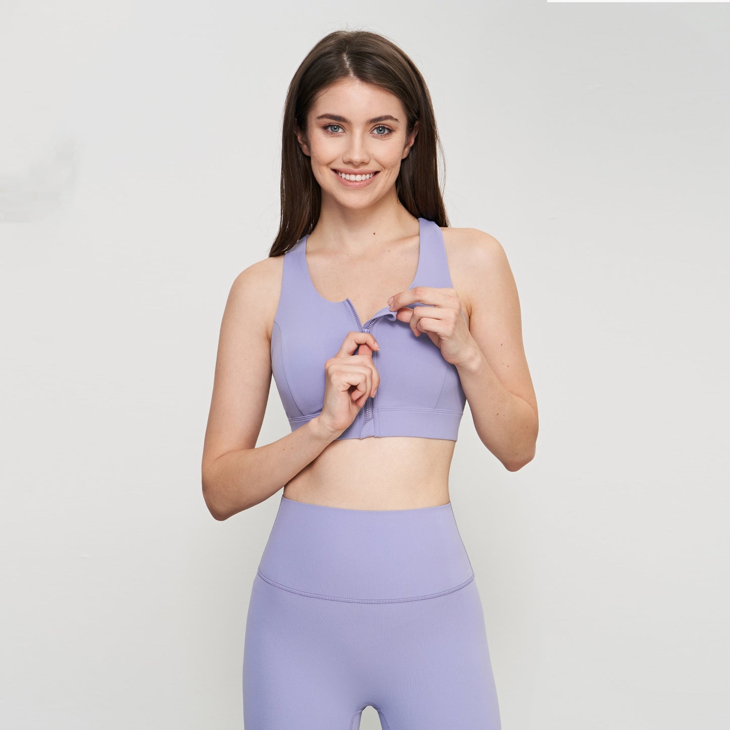 L2077# Zipper Bra