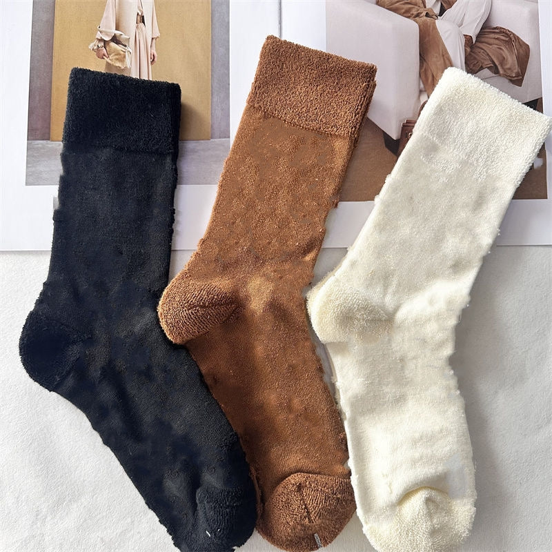 3474# Fleece Socks 3pair/lot