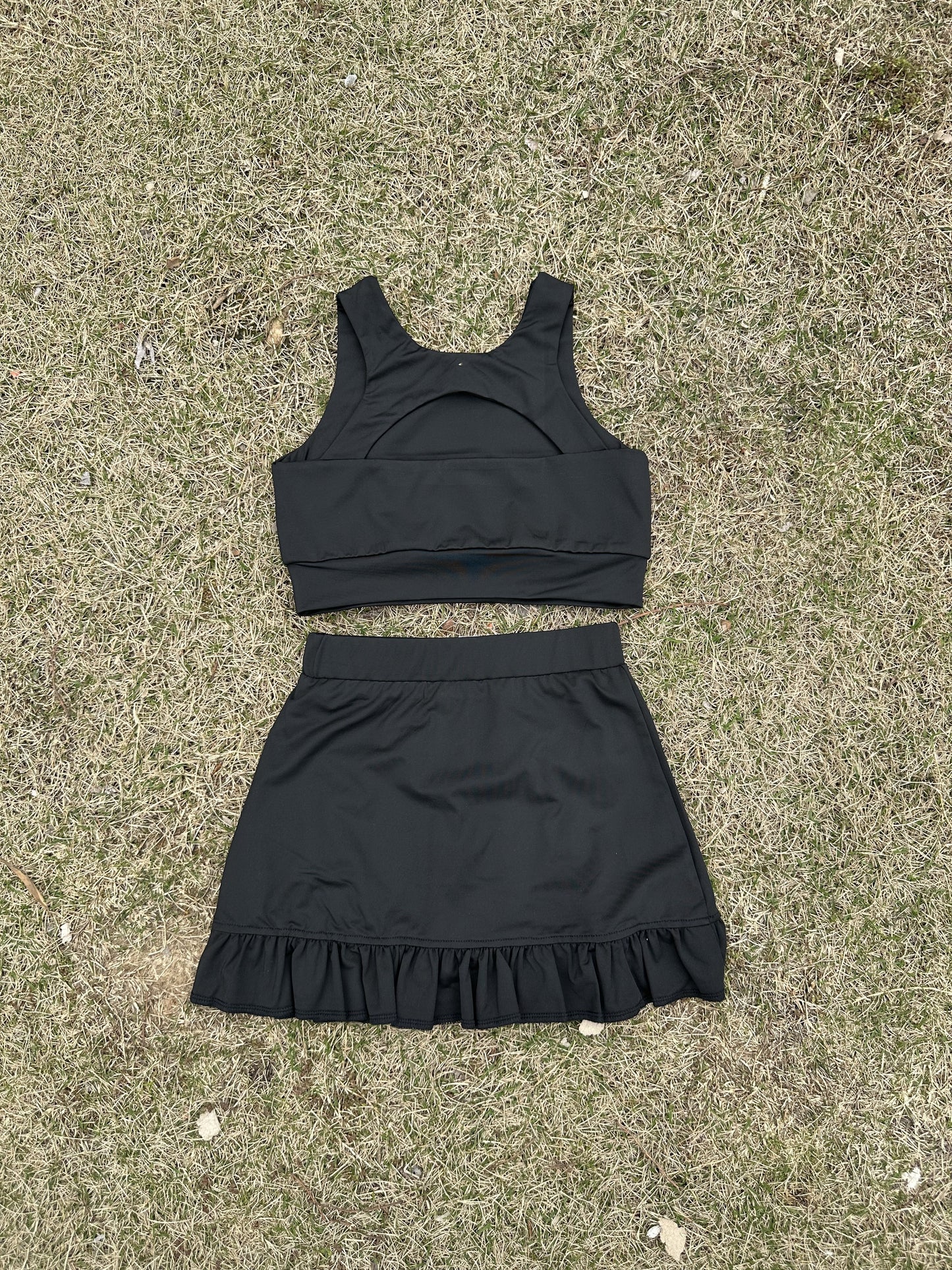 L2239# Kids Bra and Skirt Set