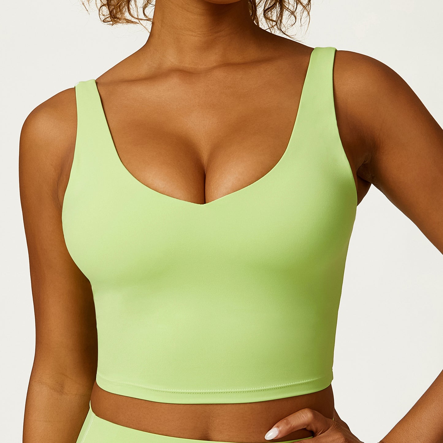 L2929# Women Yoga Bra Shorts Pants Set