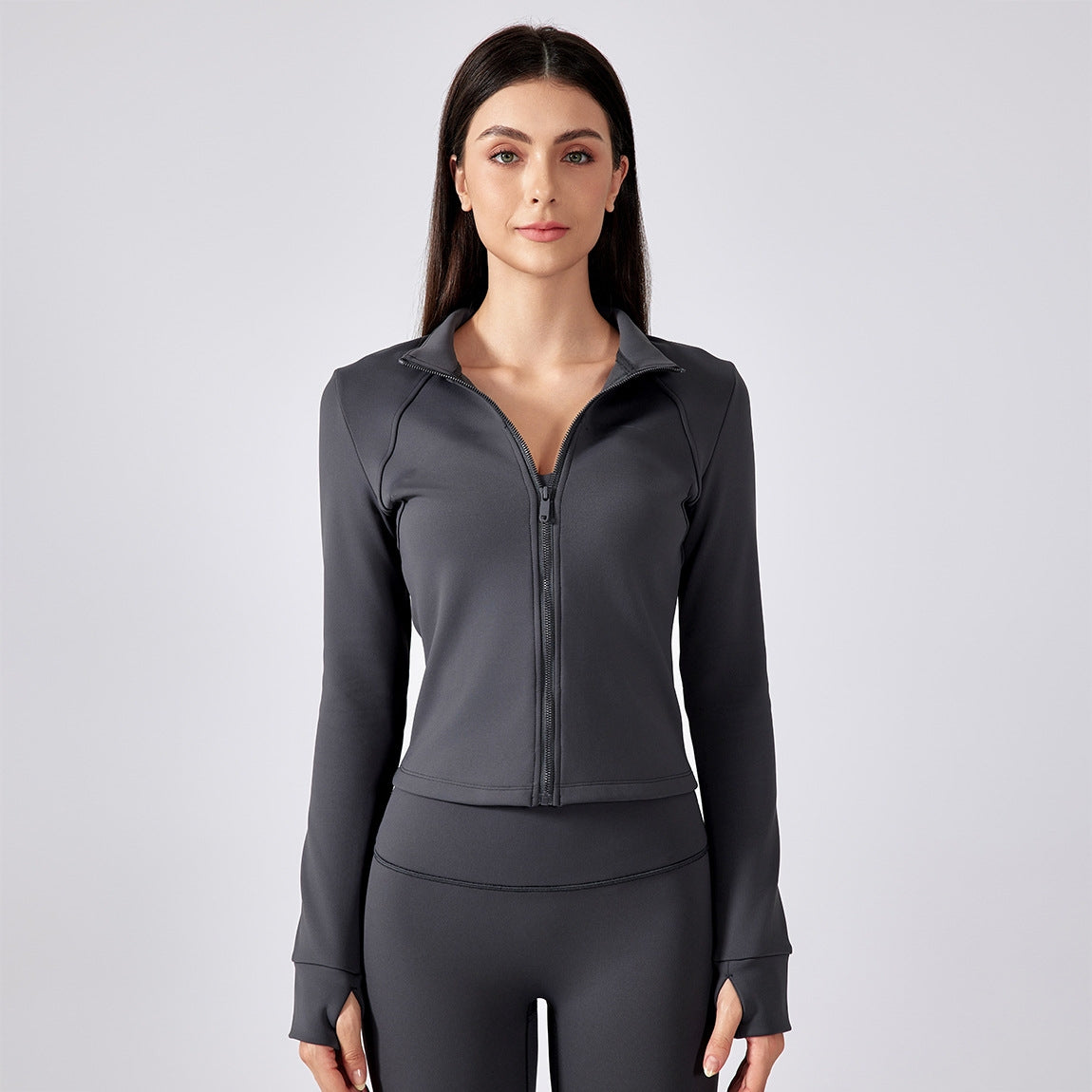 L3406# Women Fleece Yoga Jackets