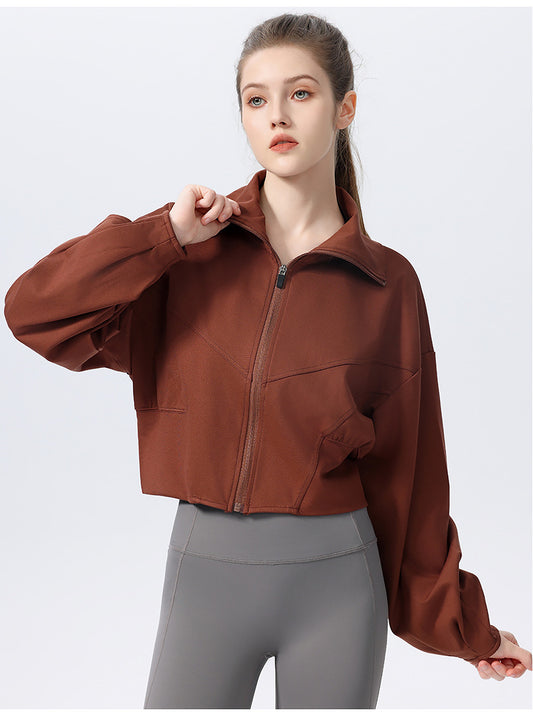 L3419#  Women Stand collar Coat