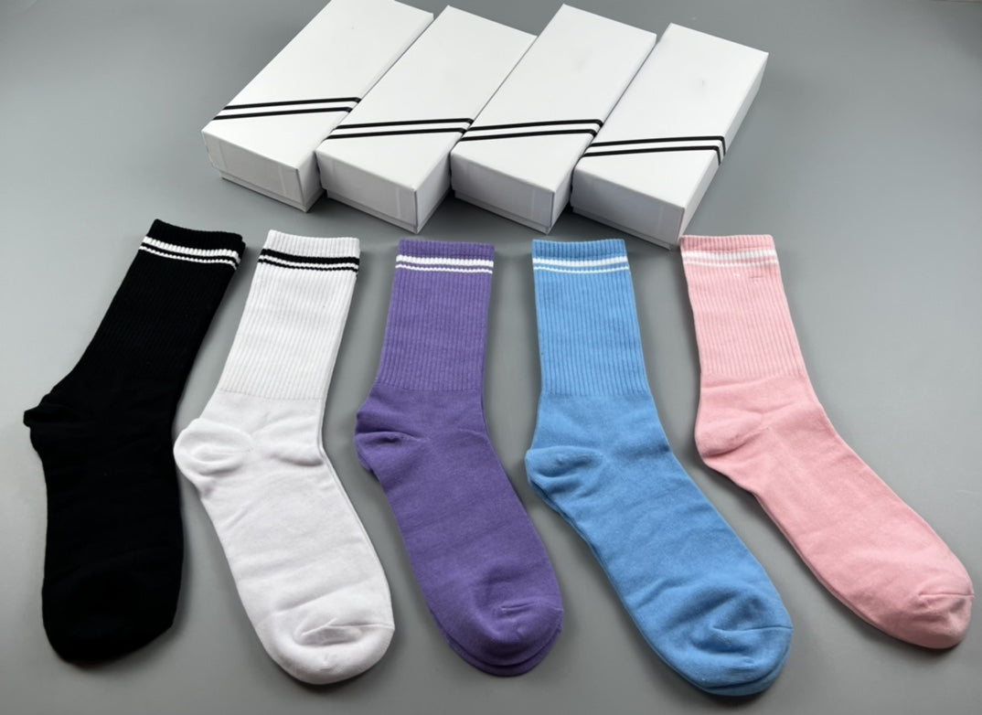 564# A Unisx Cotton Socks 5Pairs/Set