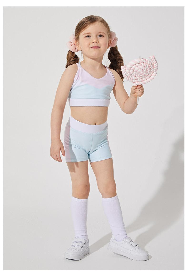 L3088# Kids Bra Shorts Set