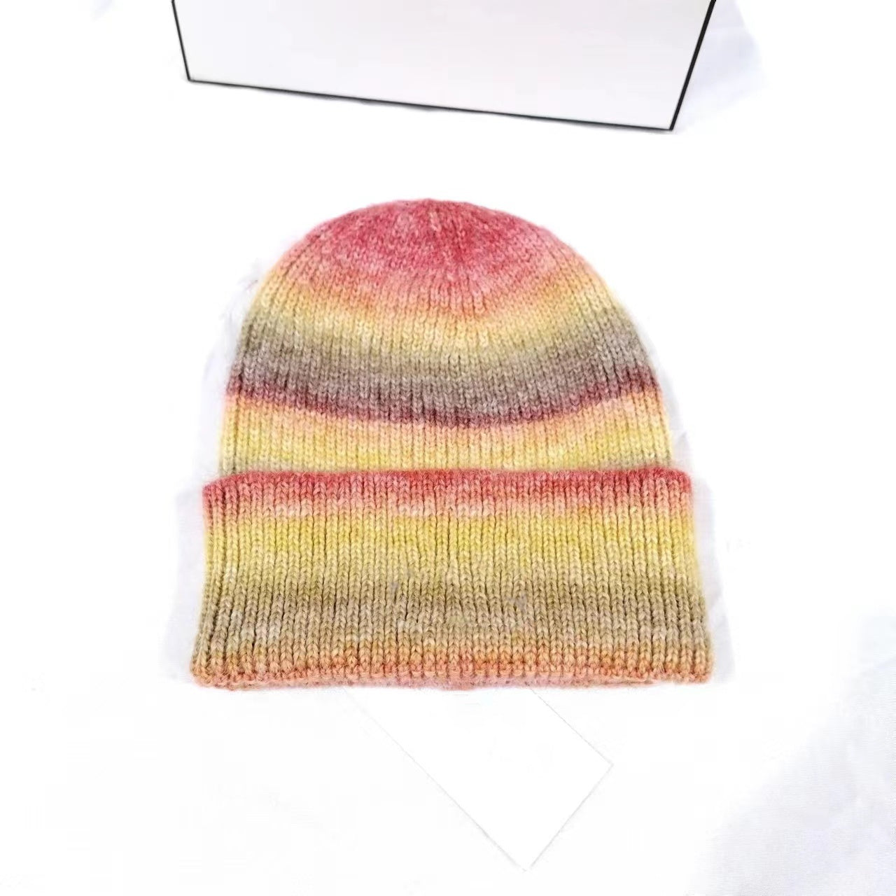 E0878# tie-dye knitted hat