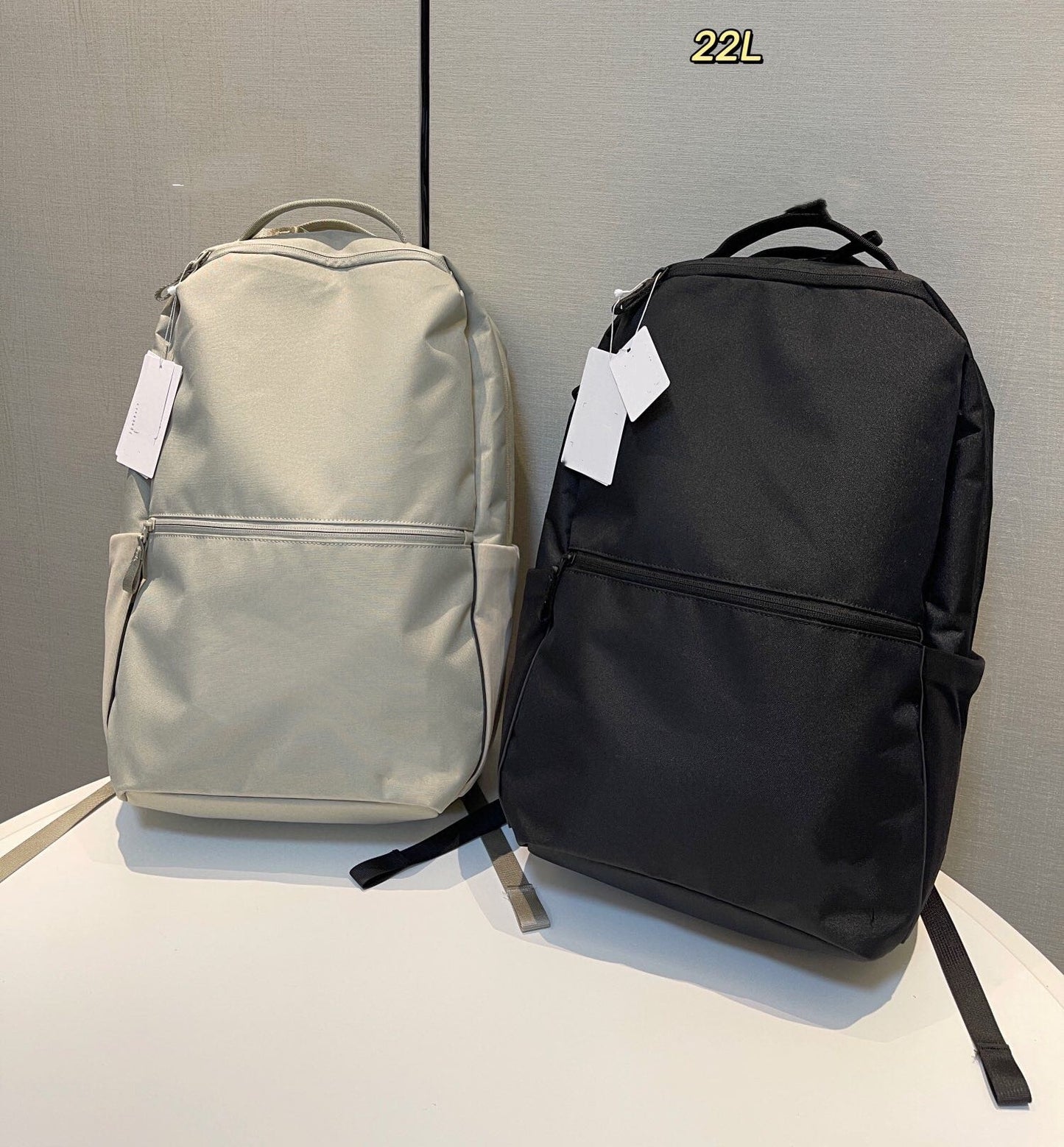 L3270#   Unisex Double Zip Backpack