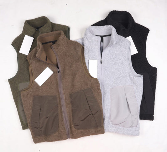 L3740#GX Unisex Sherpa Vest