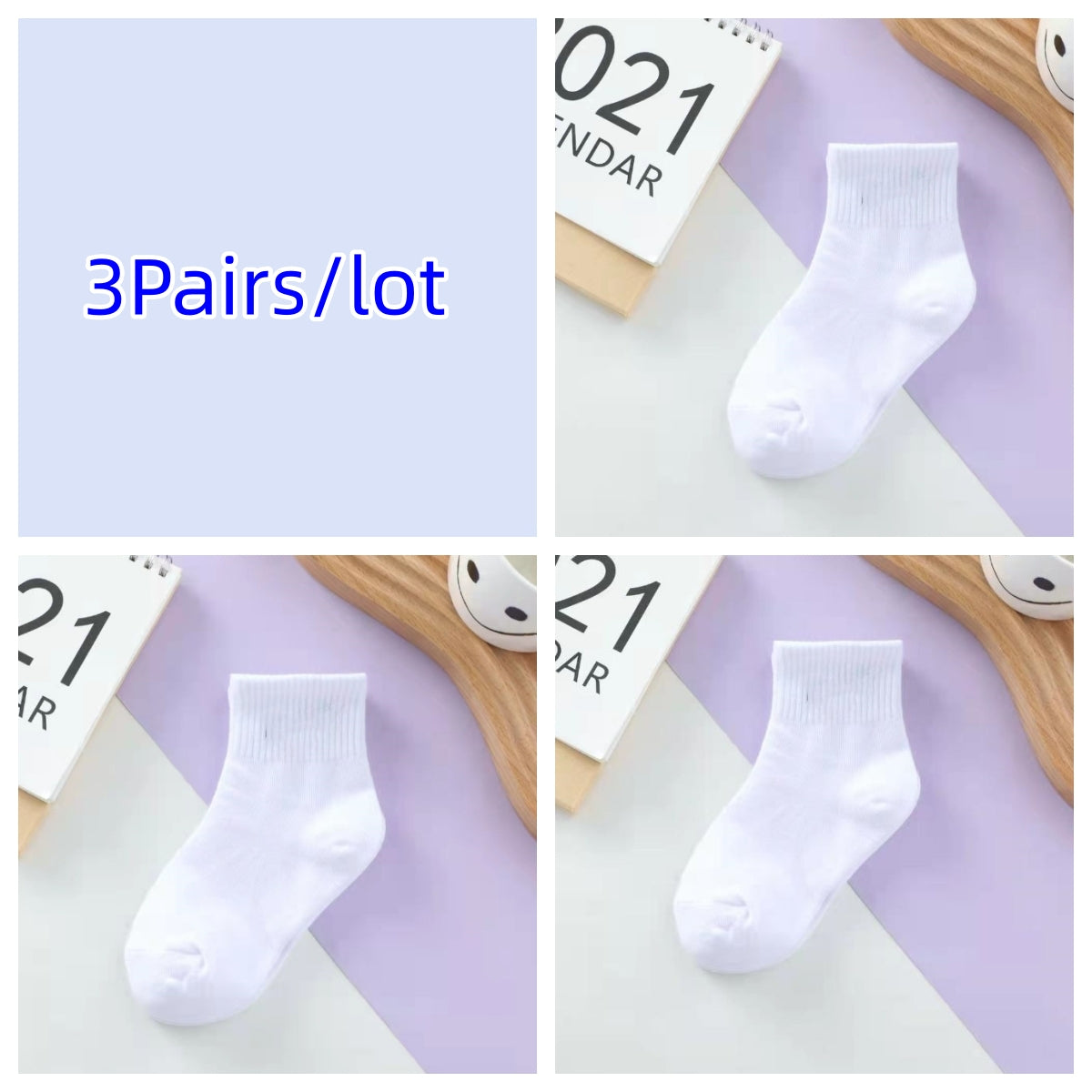 E3547# Kids Cotton Socks