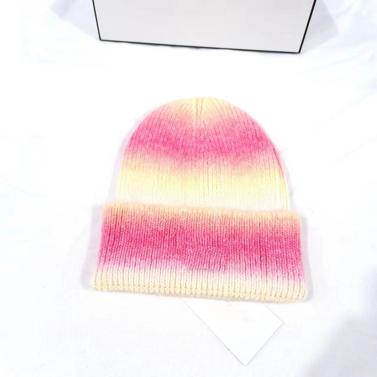 E0878# tie-dye knitted hat