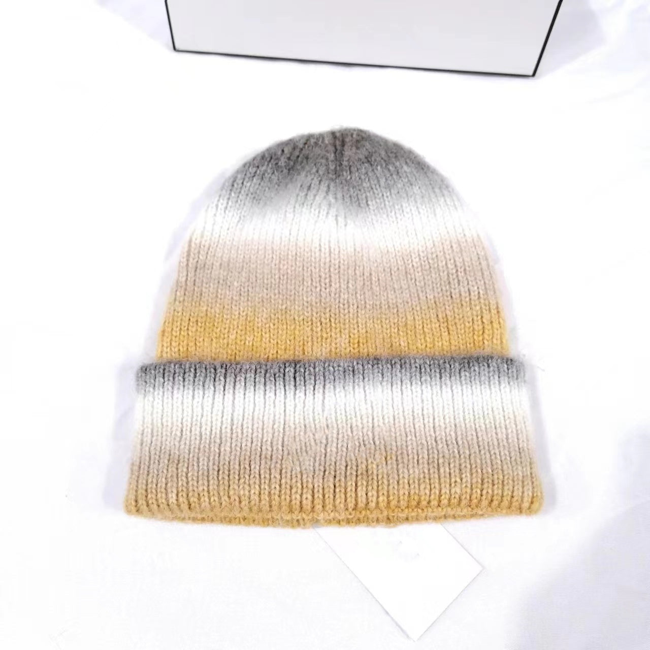 E0878# tie-dye knitted hat