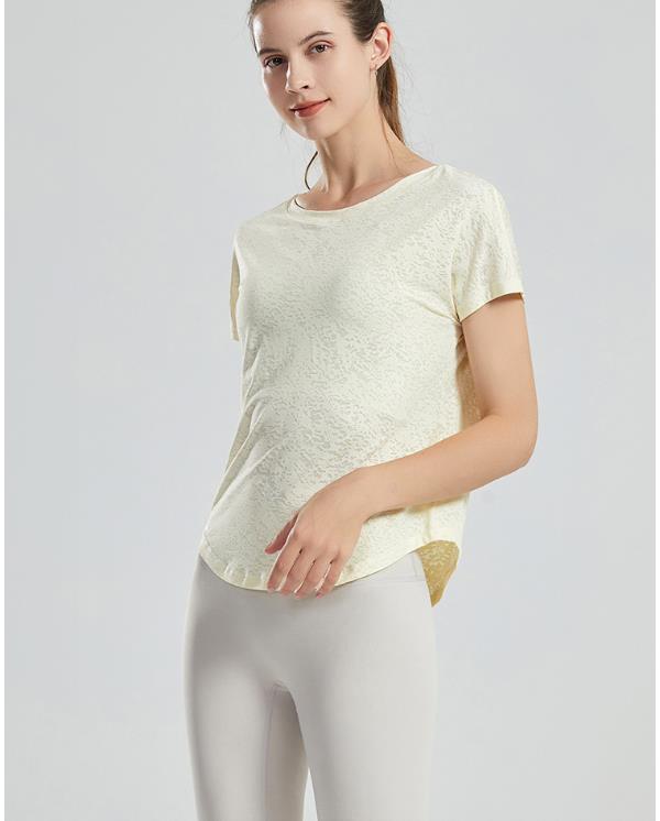 L2159#  Women Yoga T-shirts