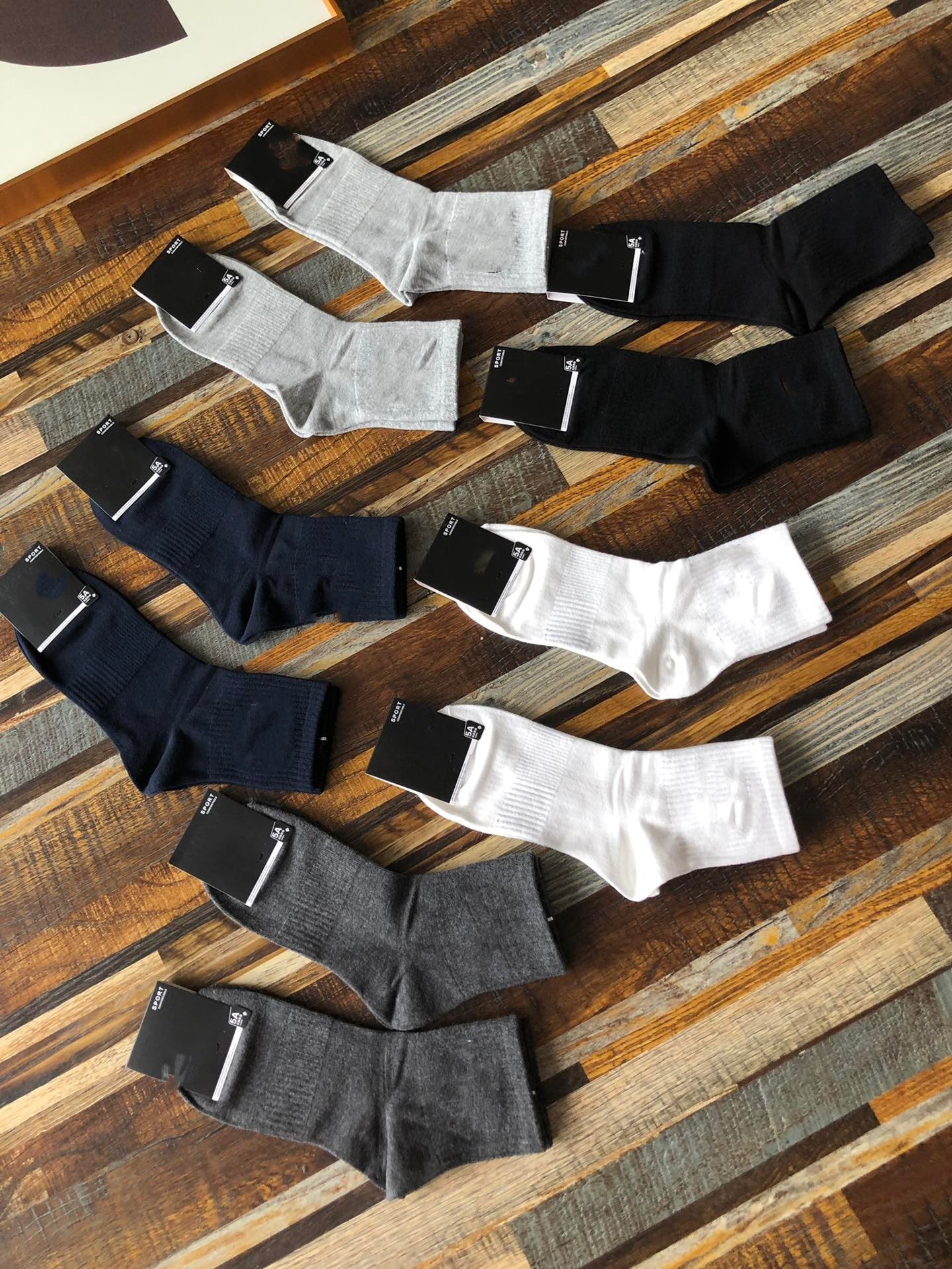 E3300# GX Unisex Cotton Socks 10 Pairs/Set