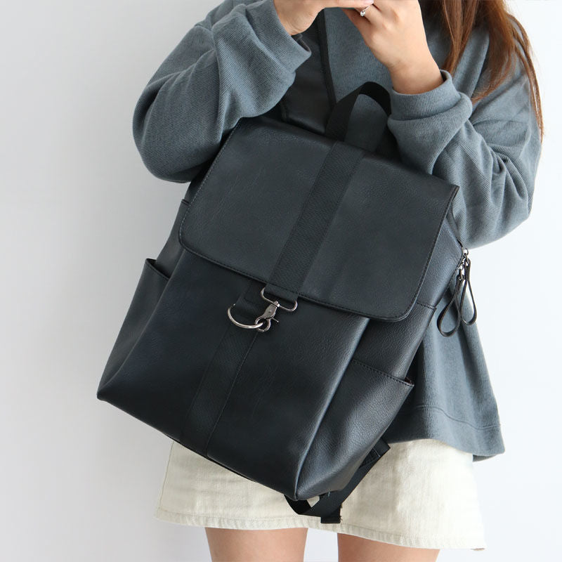 4001# Real Leather Backpack