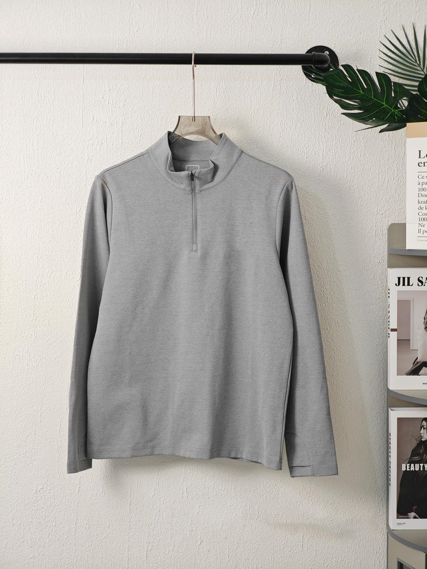 L3274#   Unisex Half Zip Pullover