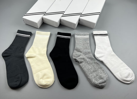 565# A Unisx Cotton Socks 5Pairs/Set