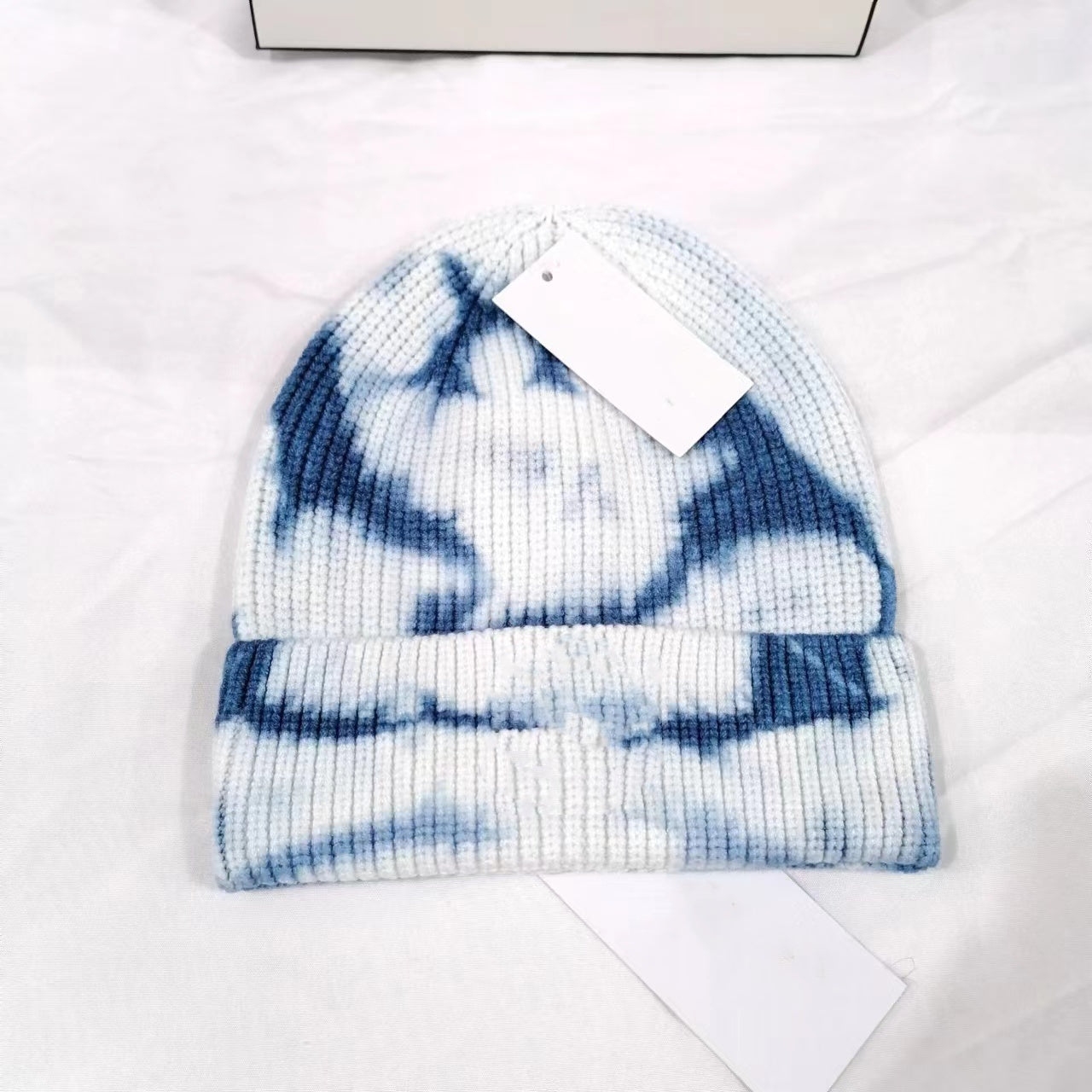 E0878# tie-dye knitted hat