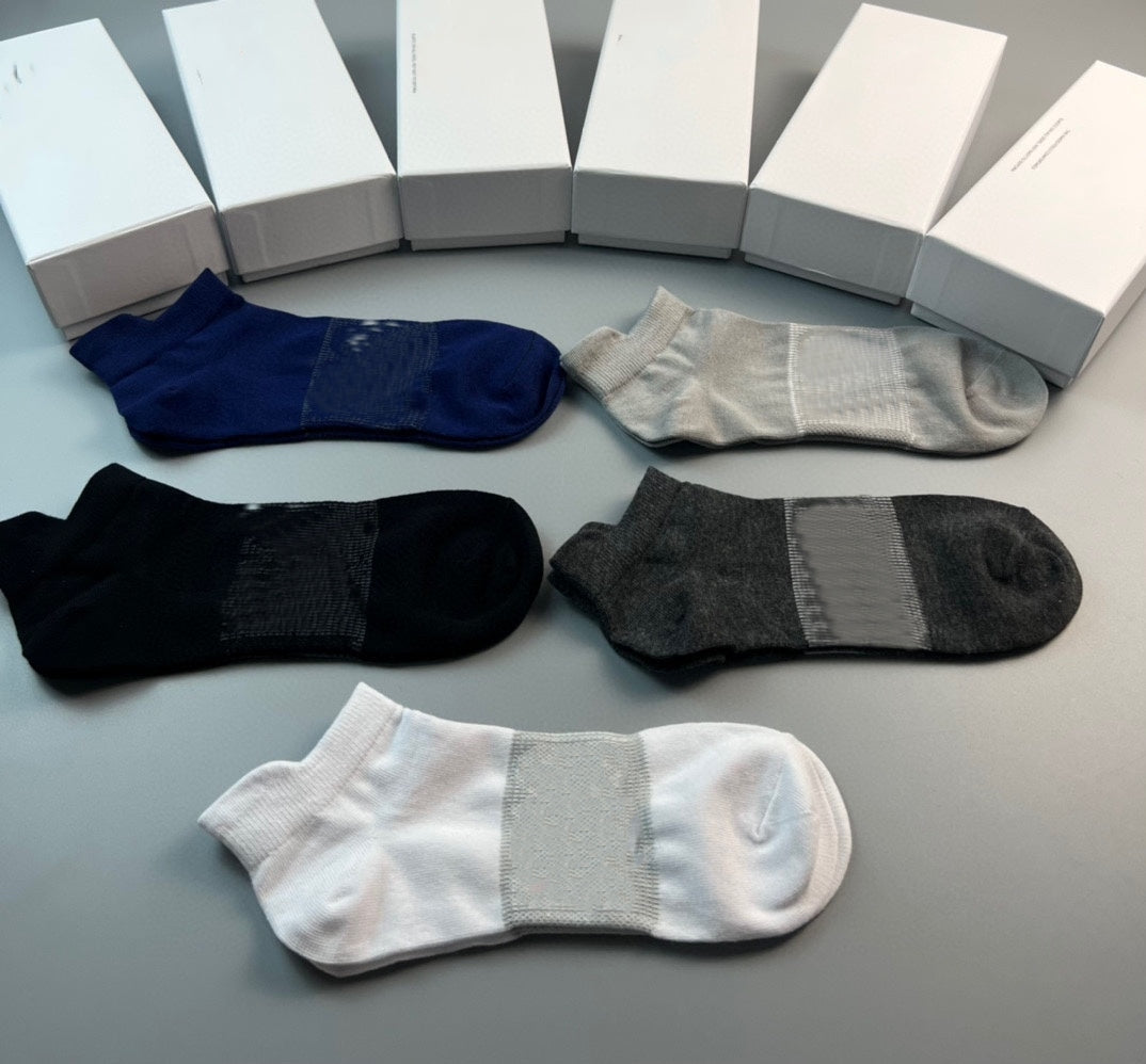 L3509# Unisex Cotton Socks 5Pairs/Set