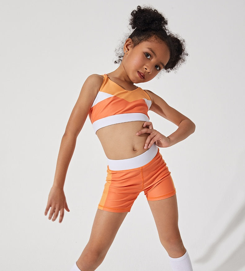 L3088# Kids Bra Shorts Set