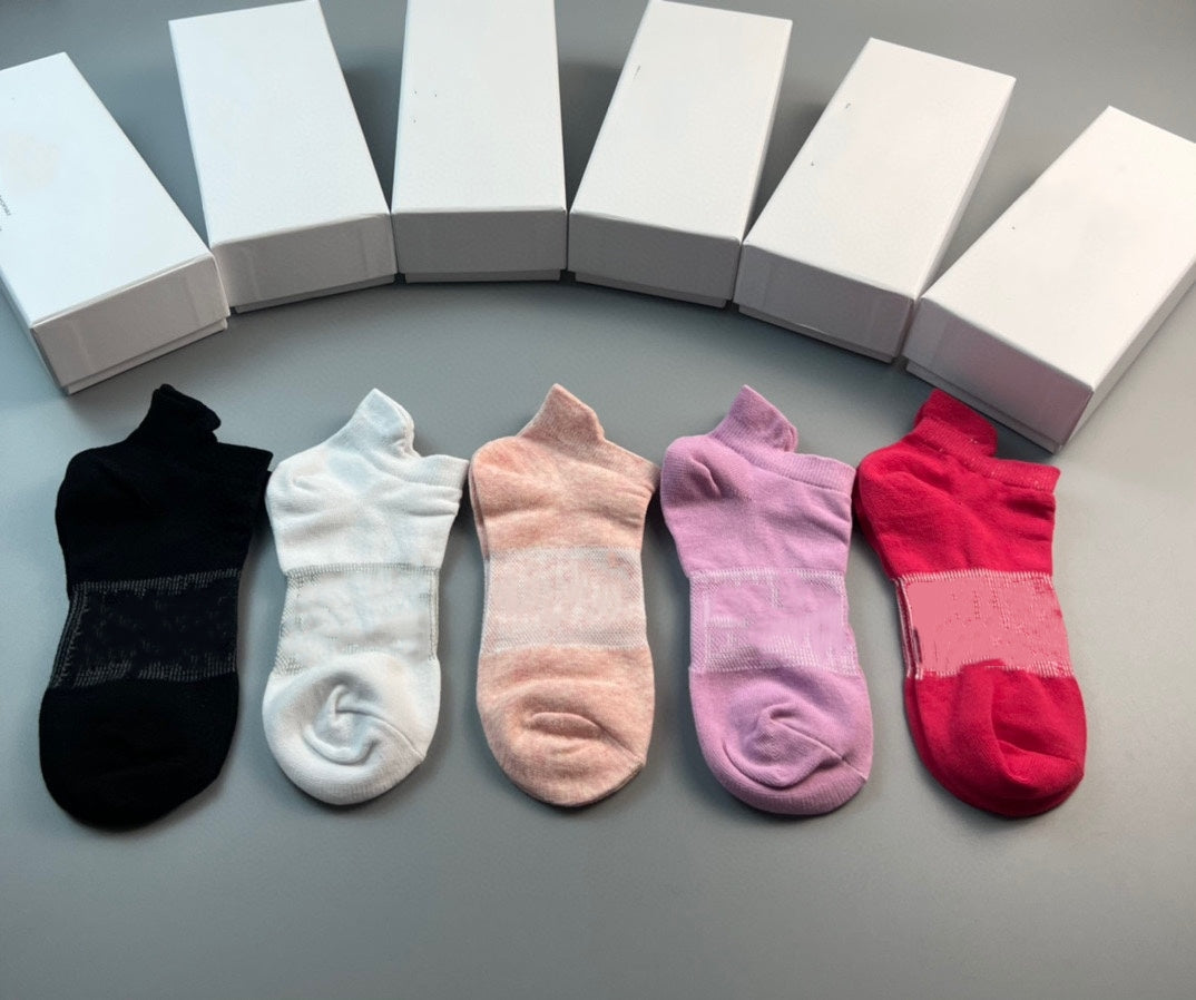 L3509# Unisex Cotton Socks 5Pairs/Set