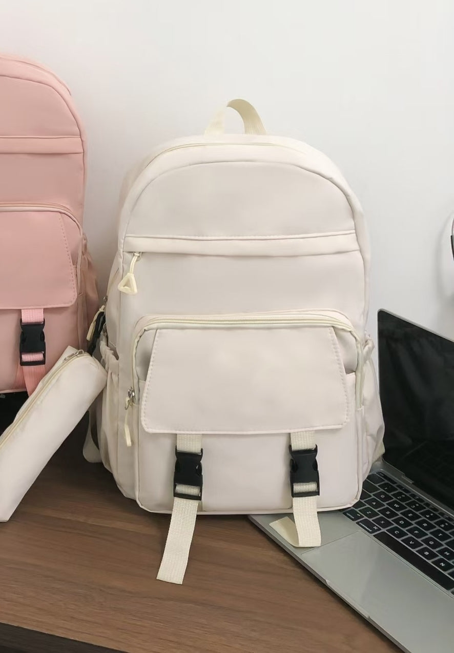 E2986# Unisex Nylon Backpack