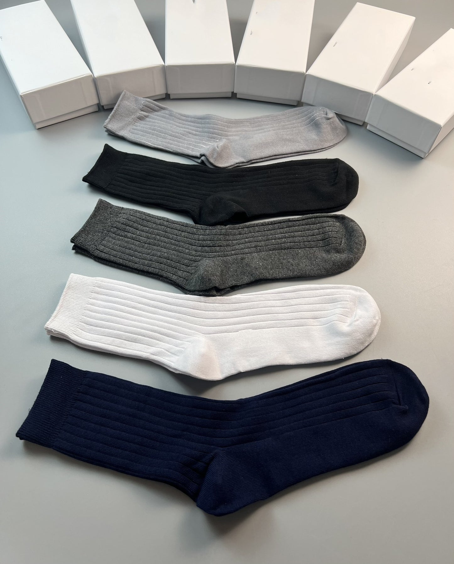 L3510# Unisex Cotton Socks 5Pairs/Set