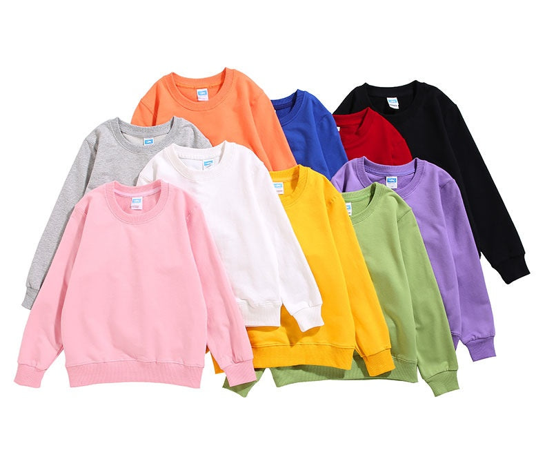 L3586#  Kids Cotton Pullovers