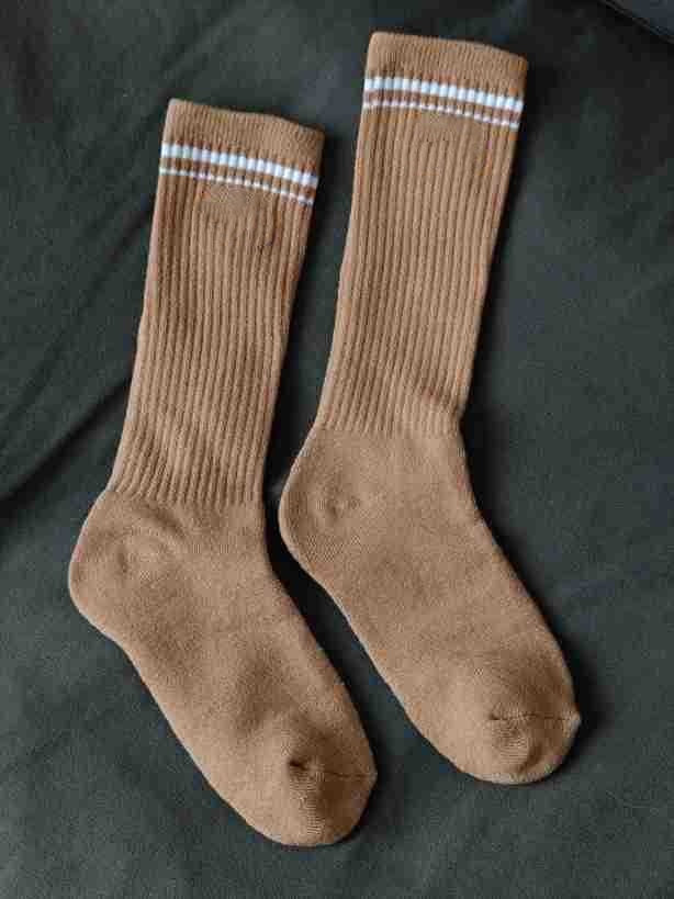 617# A 18cm mid-length cotton socks