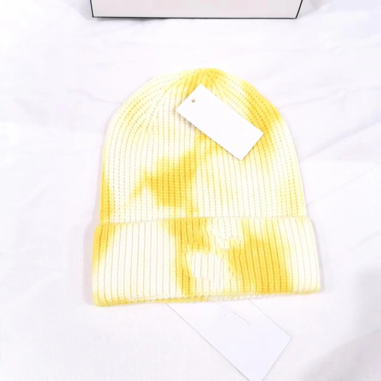 E0878# tie-dye knitted hat