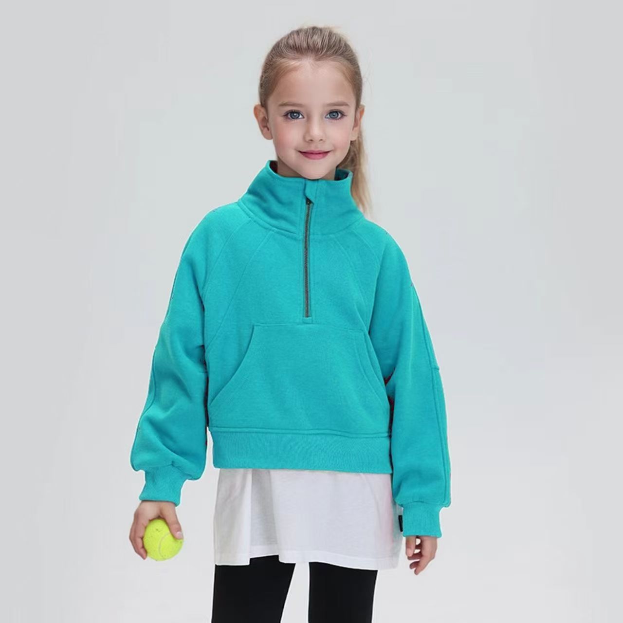 L3233# Adult And Kids Embroidery Hoodies