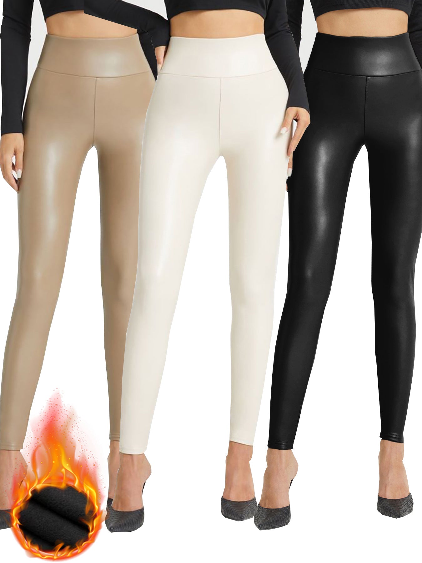 L4026#  Women leather Pants