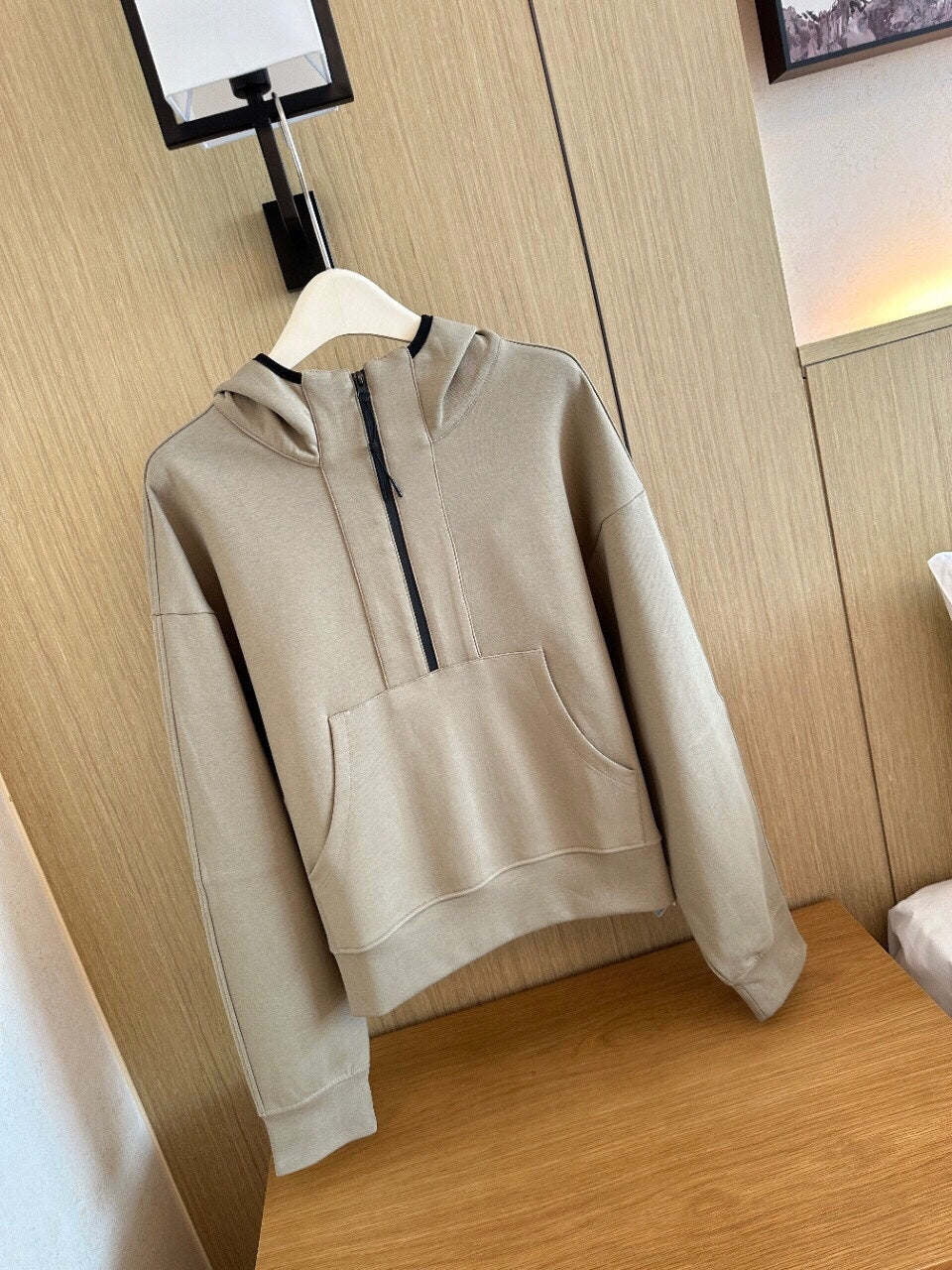 L3552# GX Unisex Haif Zipper Hoodies