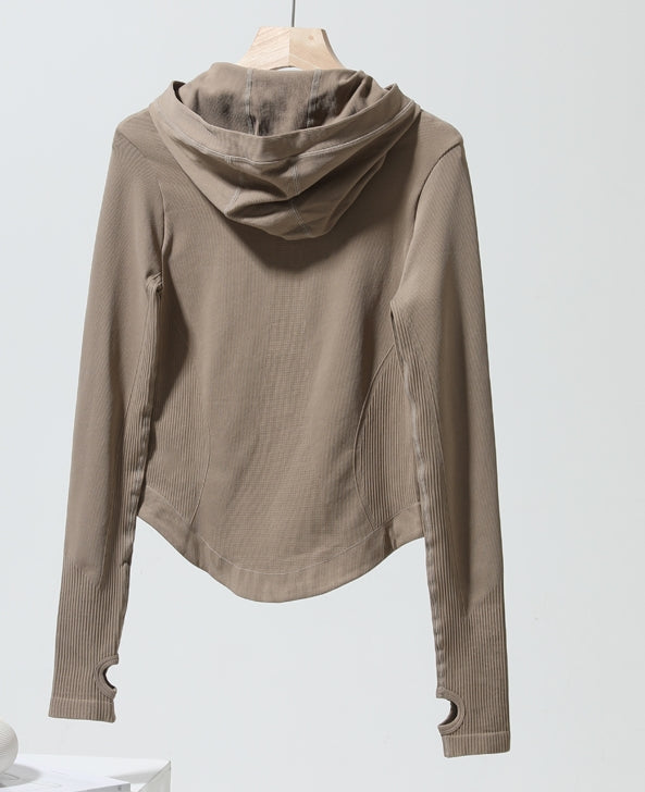 L3338# Women Hooded Sweatshirt