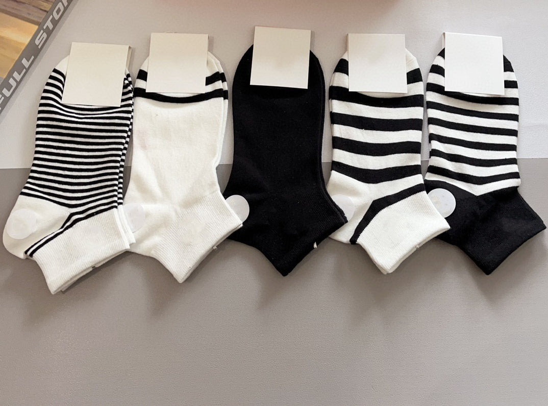 E3770# Unisex Socks 5Pairs/Set