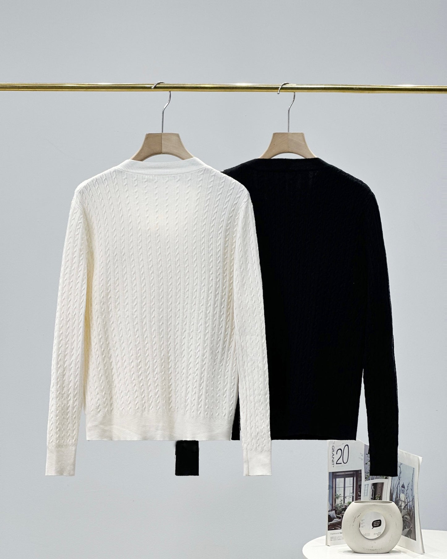 L3360#GX  Women Wool Knitted Shirts