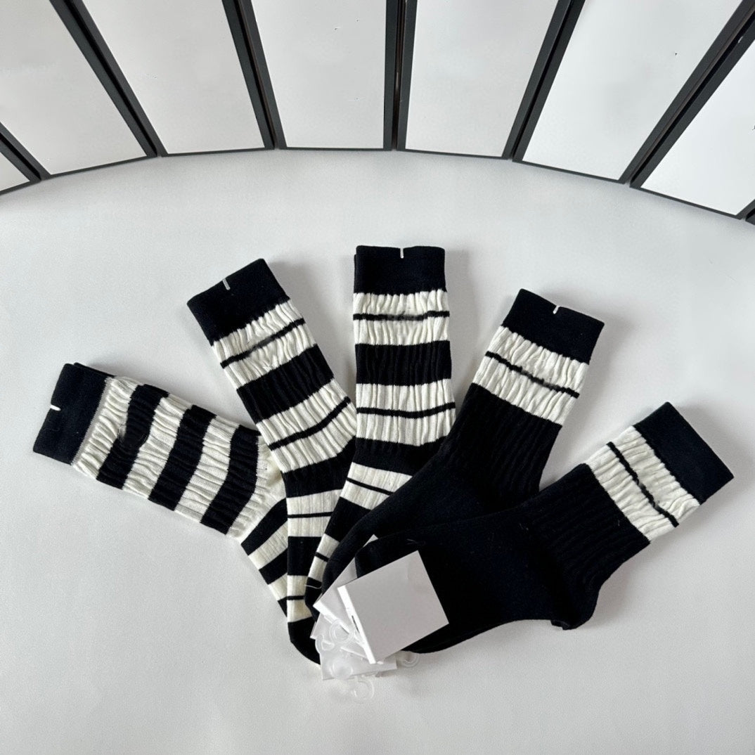 E3465#  Unisex Socks 5Pairs/Set