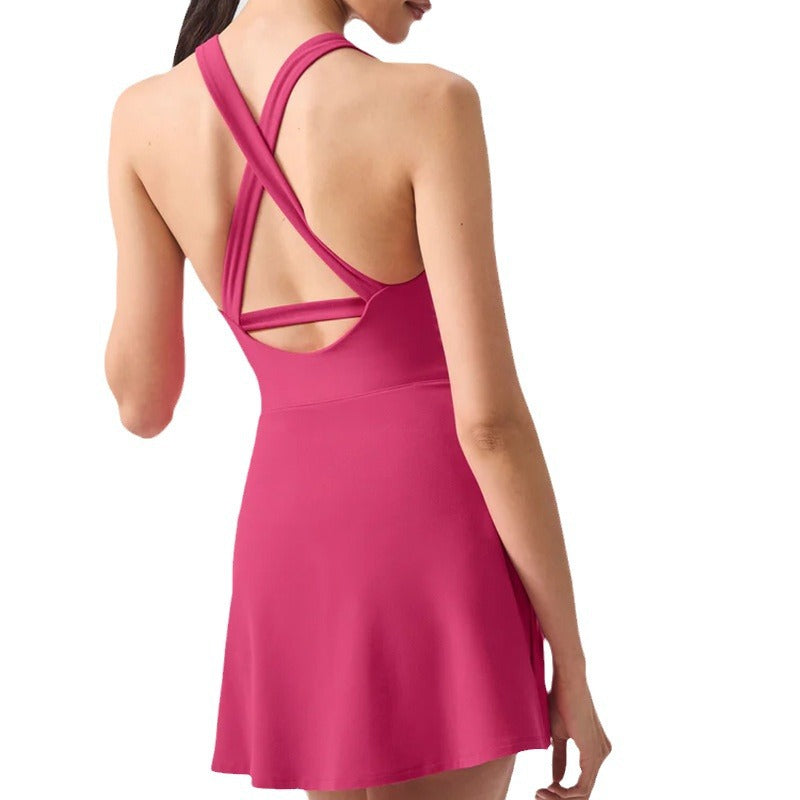 467# AL Women Yoga Tennis Dress