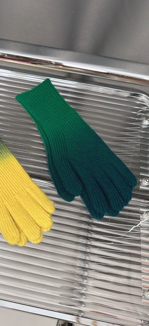 E3385# knitted gloves with 7 colors