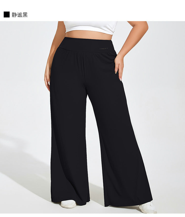 1610# Plus Bell Bottom Pants