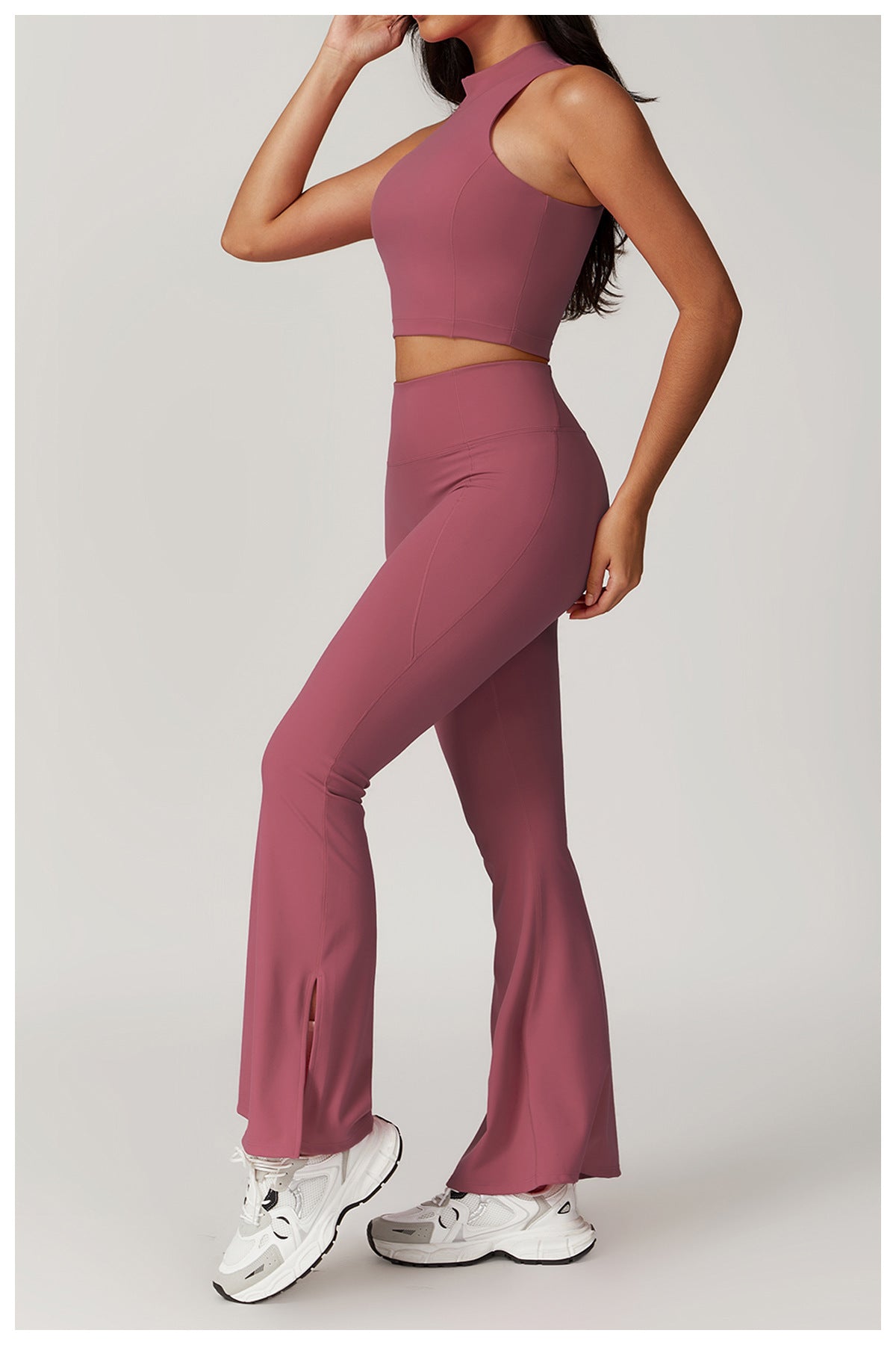 407# AL Women Yoga Tank And Pants Set