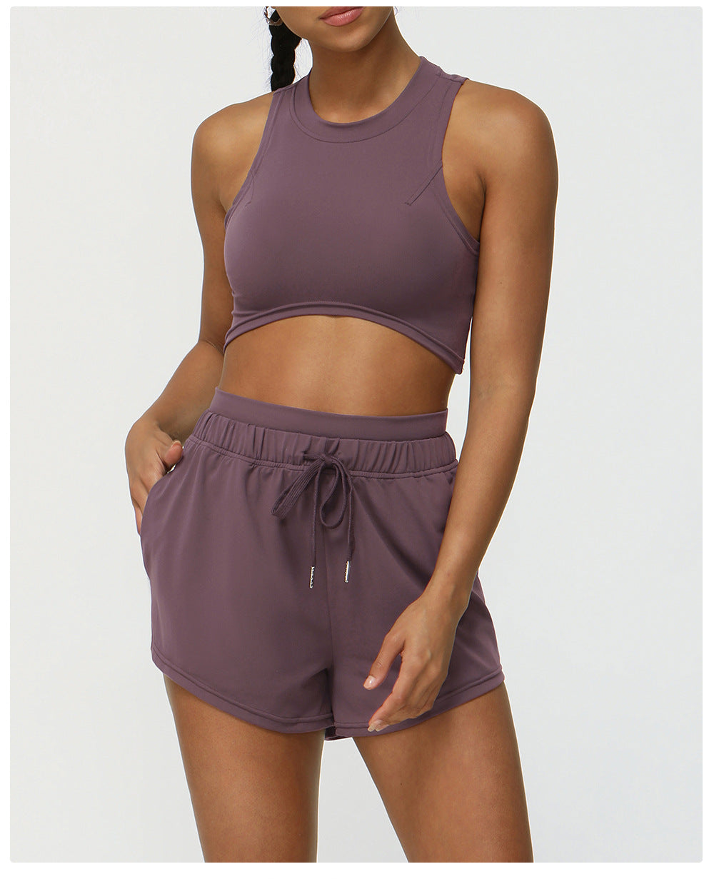 441# AL Women Yoga Tank And Shorts Set