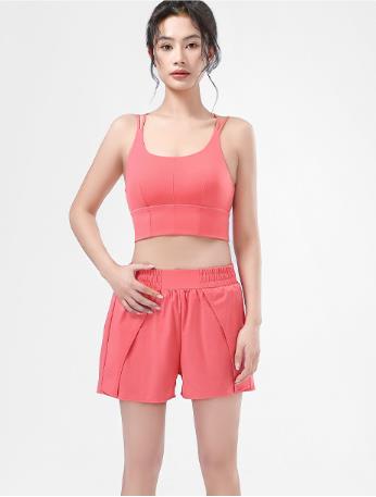 L2162#  Yoga Bra Shorts Set