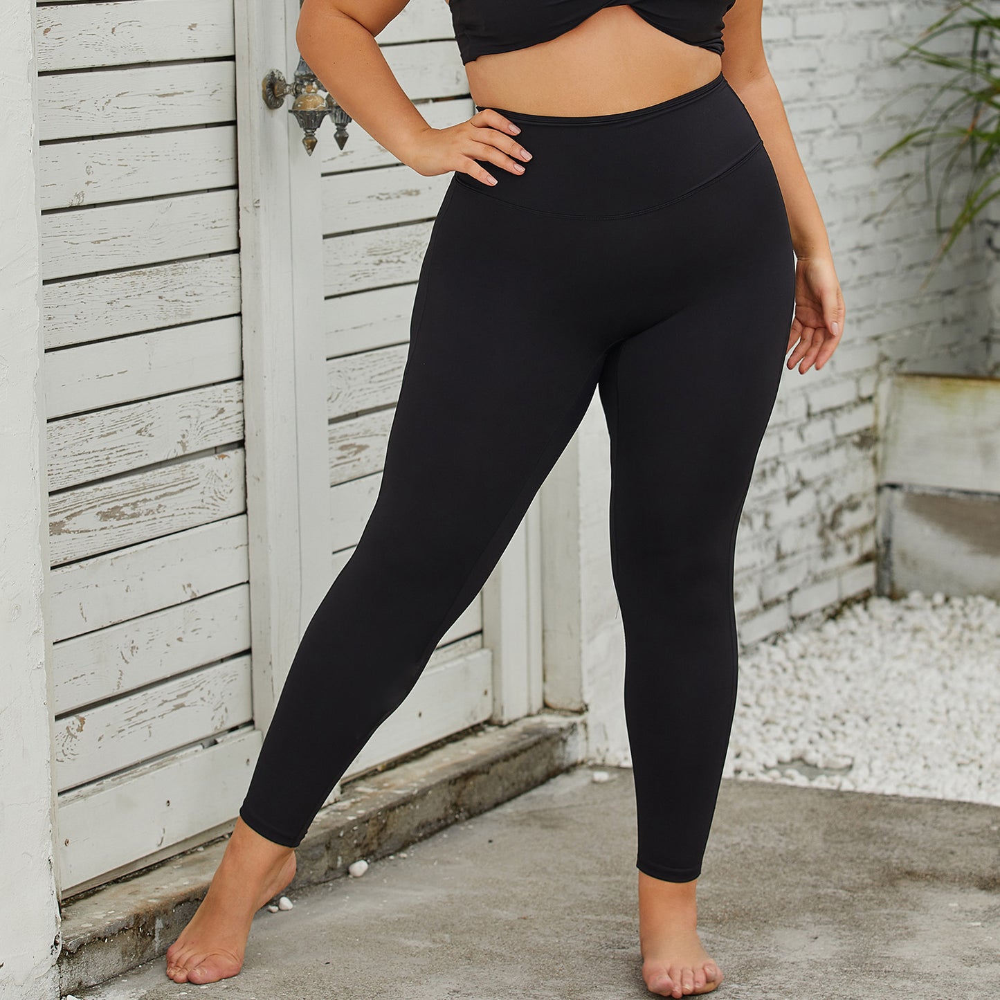 391# AL Women Large Size Yoga Bra Pants Set