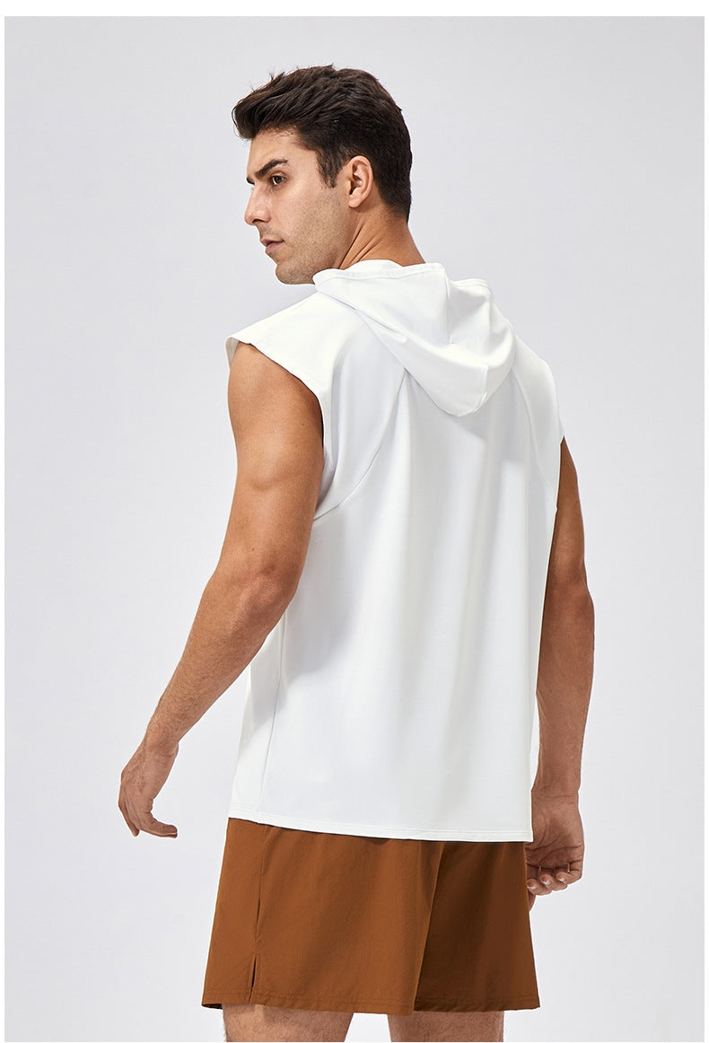 L3023# Men Hooded Vest